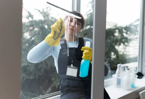 Nettoyage de vitres intérieures et extérieures à Traînel